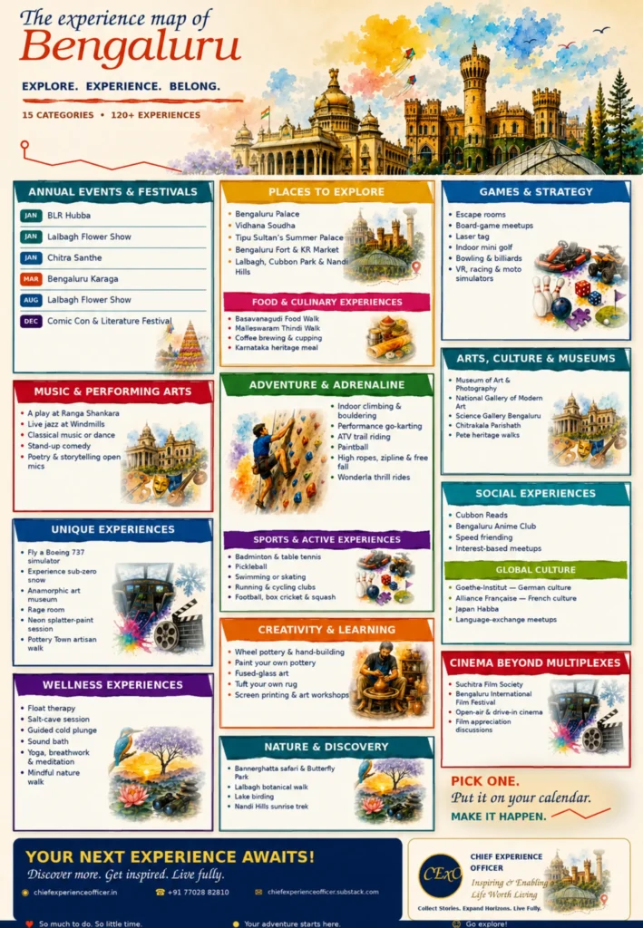 Bengaluru Experience Map