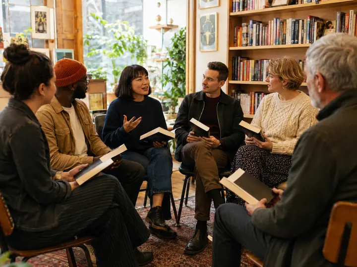Join a Book Club or Read with Strangers experience