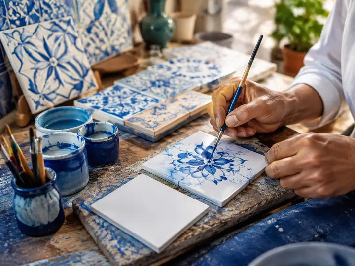 Paint Azulejo or Decorative Tiles experience