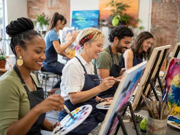 Join a Canvas Painting Art Jam experience