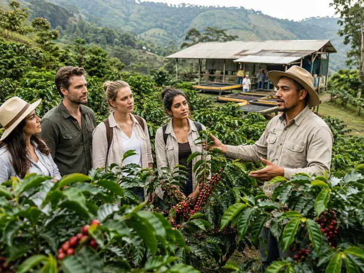 Visit a Coffee, Tea or Vineyard Estate experience