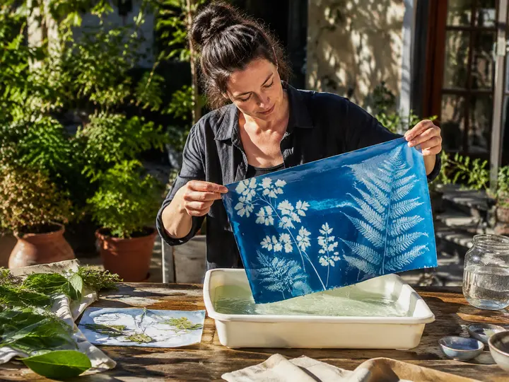 Make a Cyanotype experience