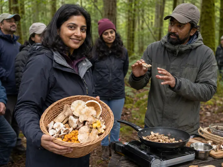 Forage and Cook Mushrooms experience