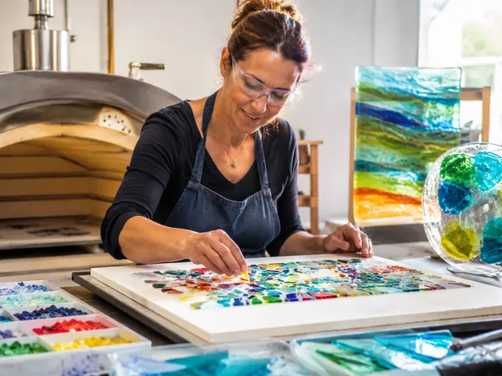 Make Fused-Glass Art experience