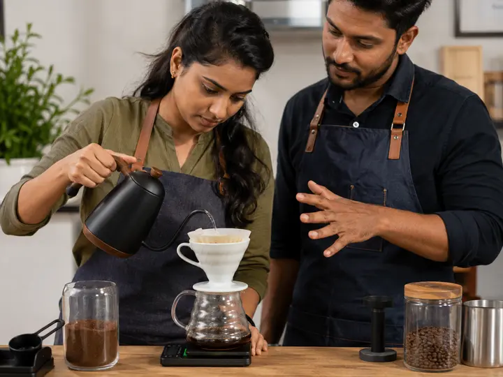 Learn Manual Coffee Brewing experience