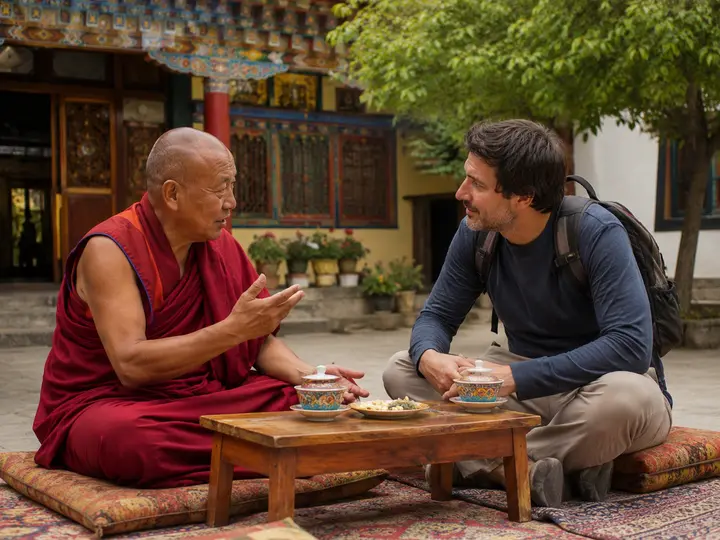 Speak with a Monk or Scholar experience