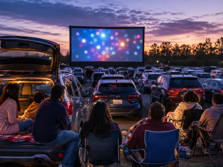 Watch an Open-Air or Drive-In Film experience