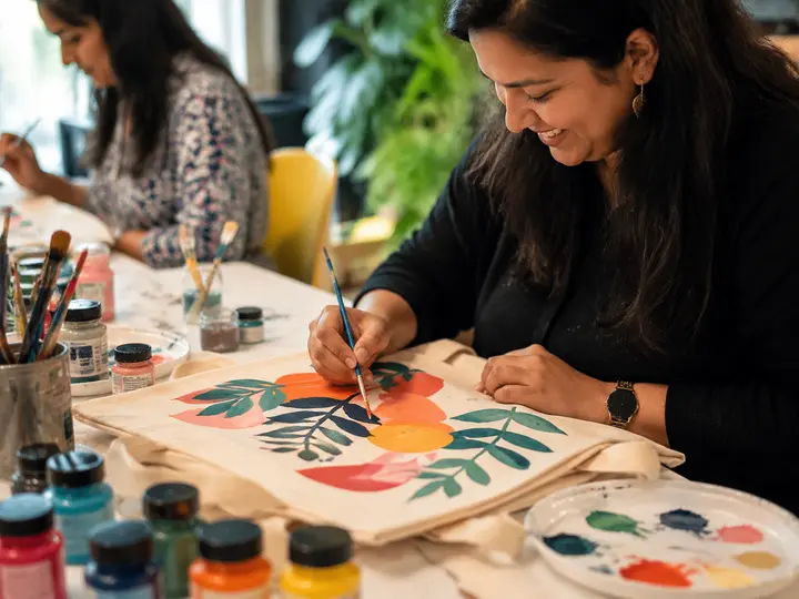Paint a Tote Bag experience