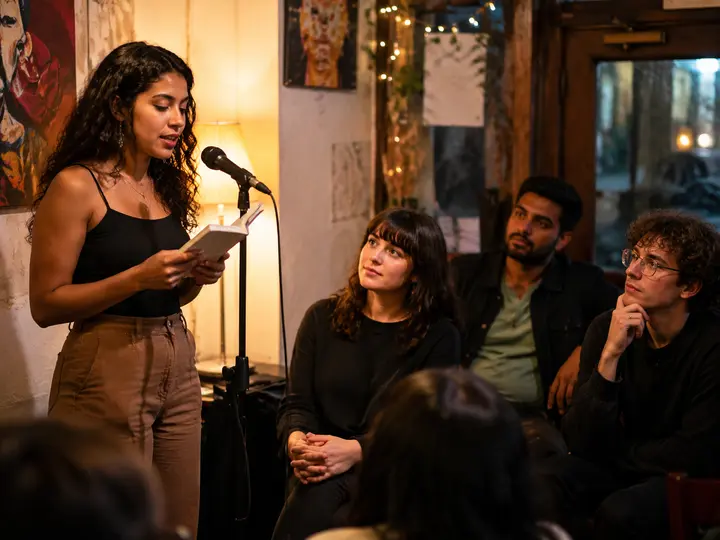 Join a Poetry or Storytelling Open Mic experience