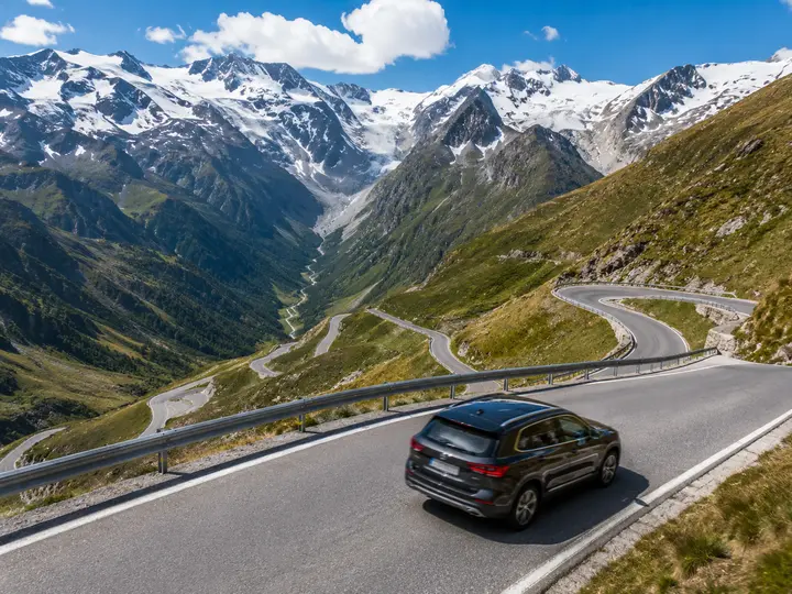 Drive Through a Scenic Mountain Pass experience