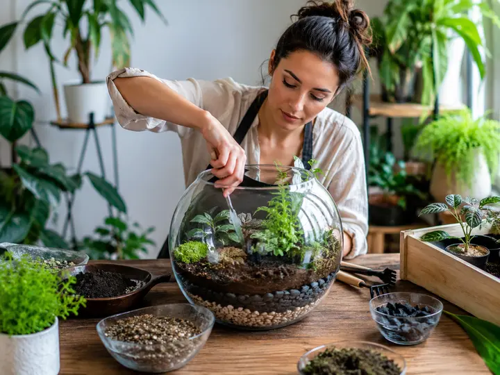 Build a Terrarium experience