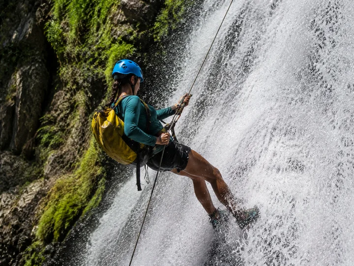 Rappel Down a Waterfall experience