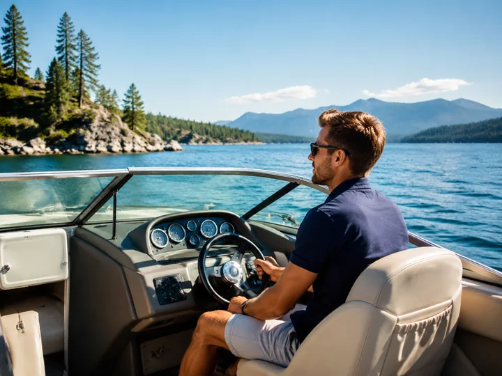 Go Boating on a Lake experience