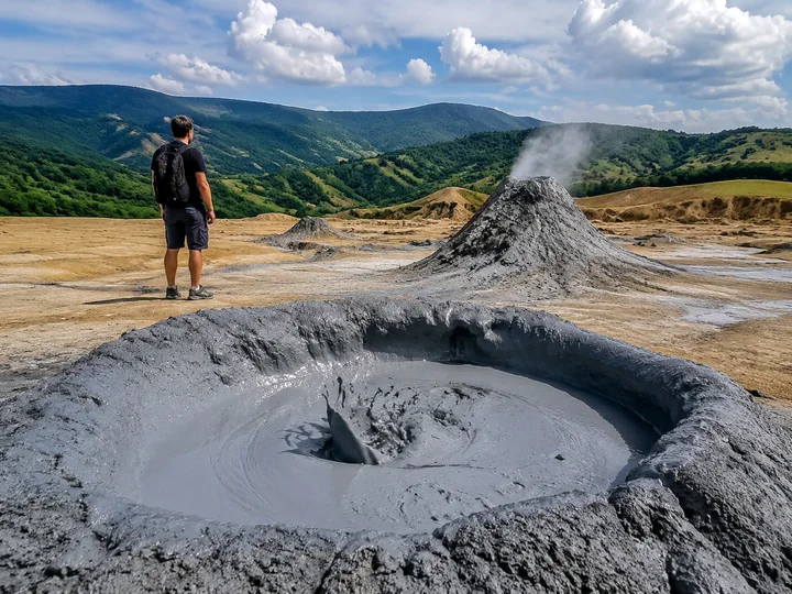See Mud Volcanoes experience