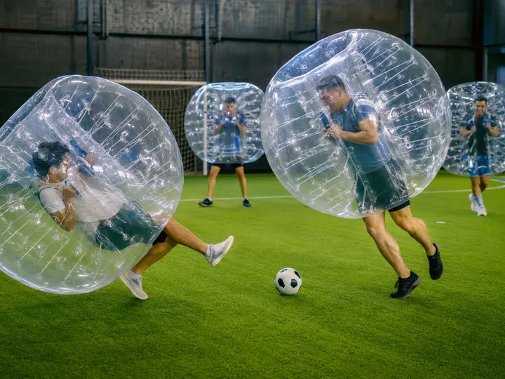 Play Bubble Soccer experience