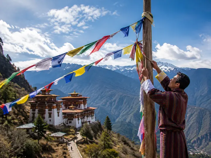Hoist Prayer Flags experience