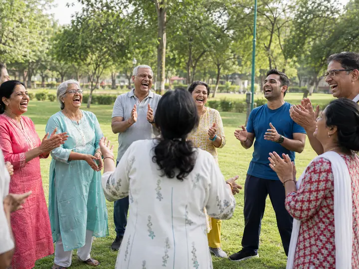 Join a Laughter Club experience