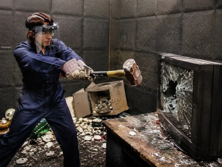 Visit a Rage Room experience