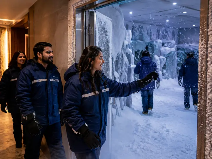 Enter a Sub-Zero Snow Room experience