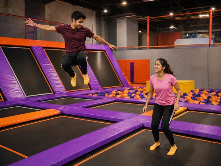 Visit a Trampoline Park experience